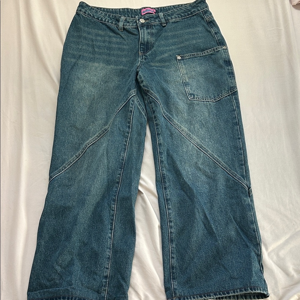 Edikted Dark Blue Jeans